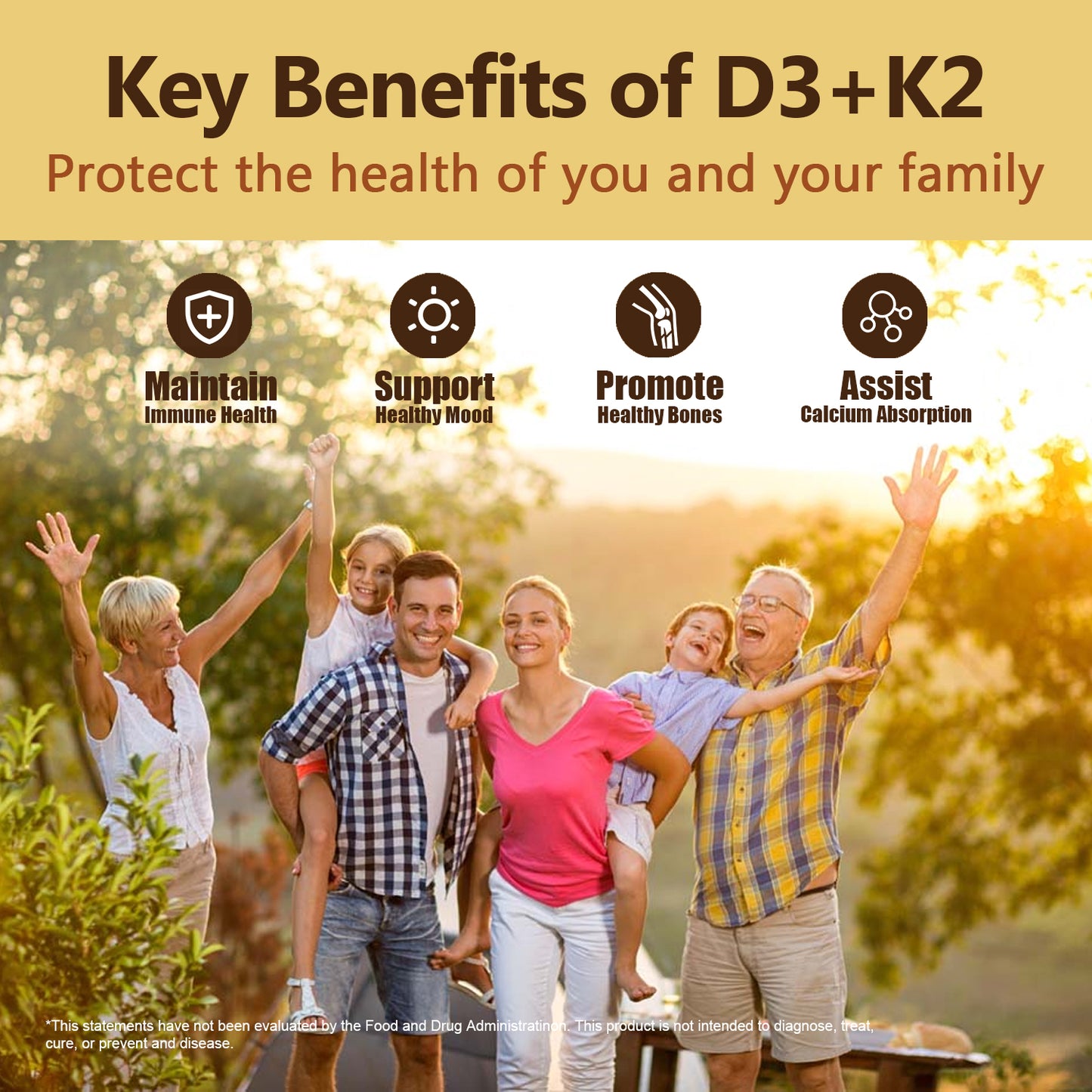 Deal Supplement Vitamin D3K2, 250 Veggie Softgels, 2 in 1 (5000 IU D3+100mcg K2 MK7) | Healthy Bones, Teeth, Heart, Immune System
