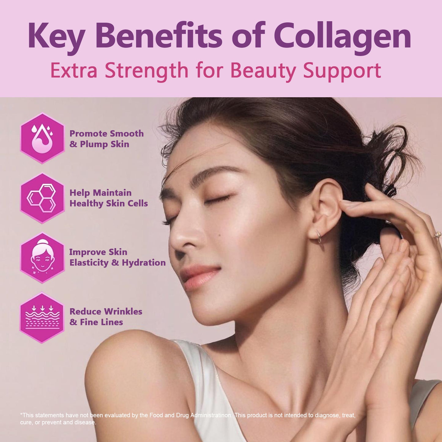 DEAL SUPPLEMENT Multi Collagen Peptides Powder - Dietary Hydrolyzed Protein Peptides for hair, skin, nail -Hyaluronic Acid, Biotin & Vitamin C