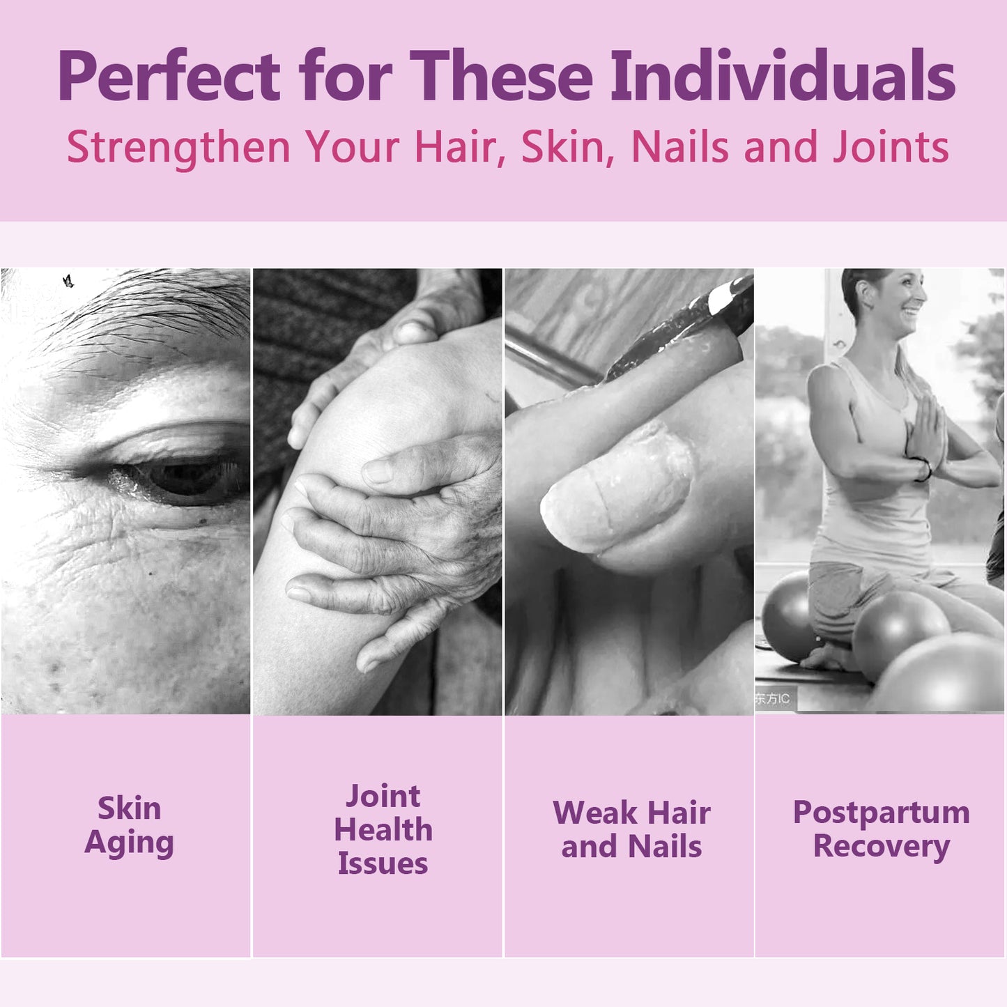 DEAL SUPPLEMENT Multi Collagen Peptides Powder - Dietary Hydrolyzed Protein Peptides for hair, skin, nail -Hyaluronic Acid, Biotin & Vitamin C