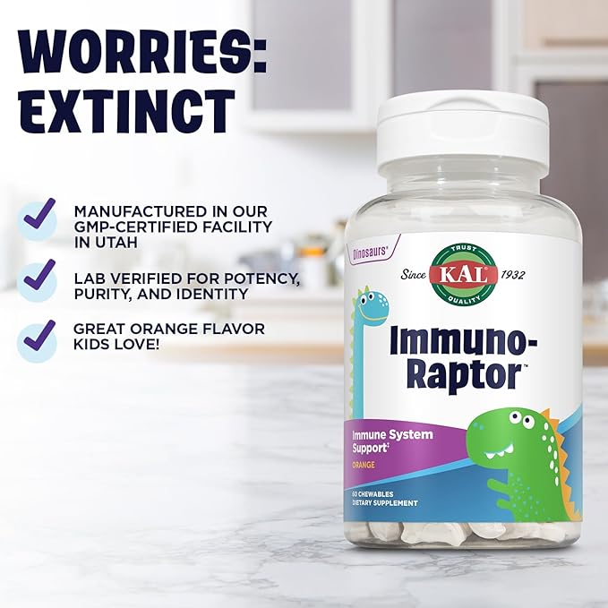 KAL Immuno-Raptor™ Kids (60 Chewables)