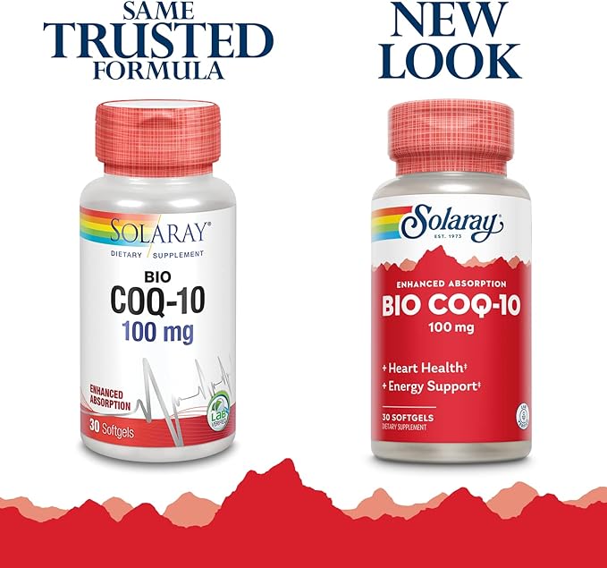 SOLARAY Bio CoQ-10 100mg (30 softgels)