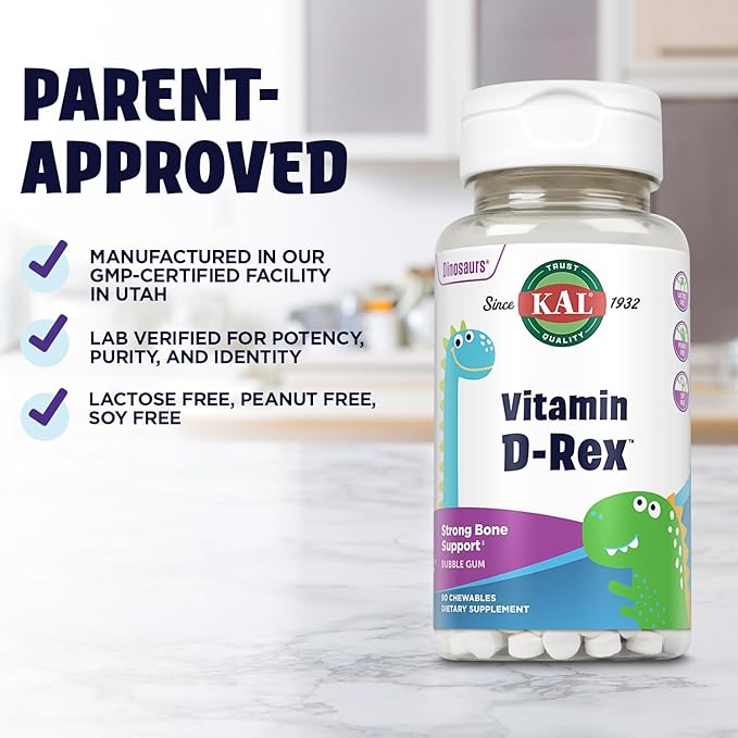 KAL Vitamin D-Rex™ (90 Chewables)