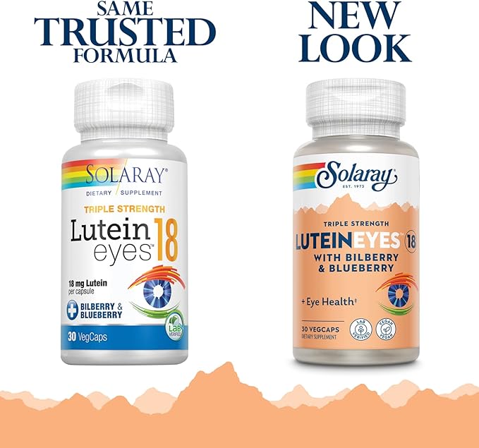 SOLARAY Triple Strength Lutein Eyes 18 mg (30 CT)