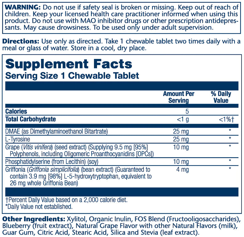 SOLARAY Kids Focus (Grape Flavor | 60 Chewables)