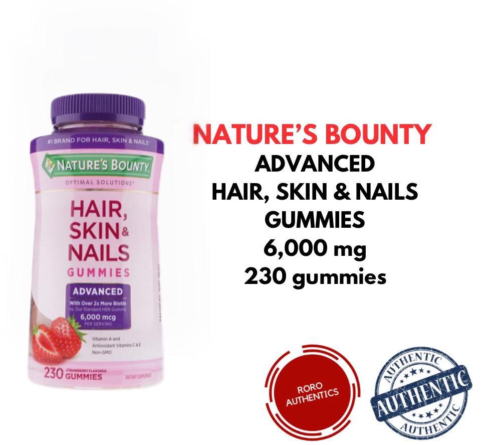 Nature's Bounty Hair, Skin and Nails Advanced, 230 Gummies