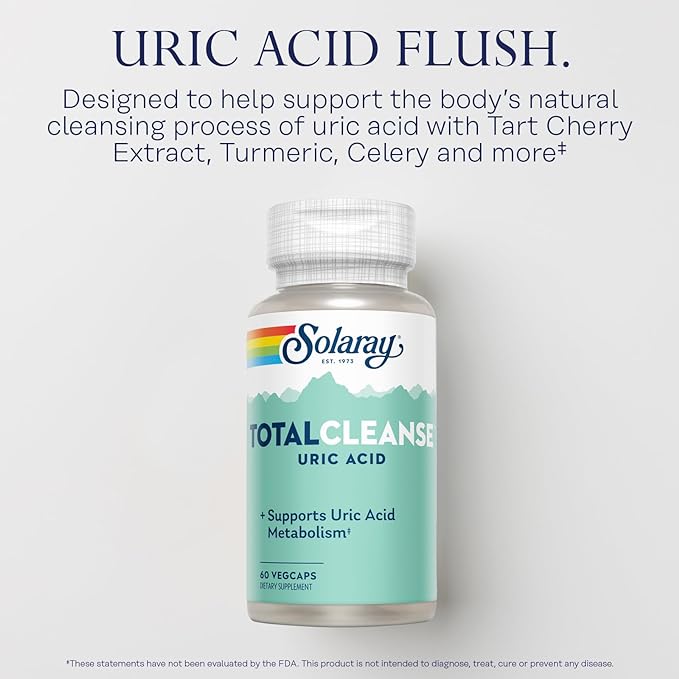 SOLARAY Total Cleanse™ Uric Acid (60 VegCaps)