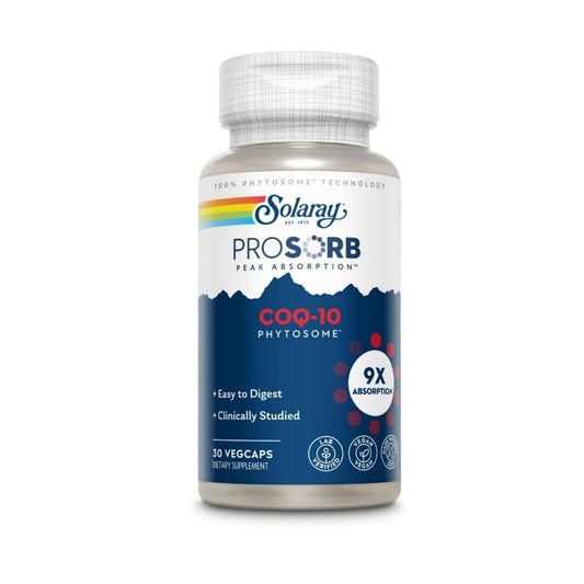 SOLARAY CoQ-10 Phytosome (30 Servings, 30 VegCaps)