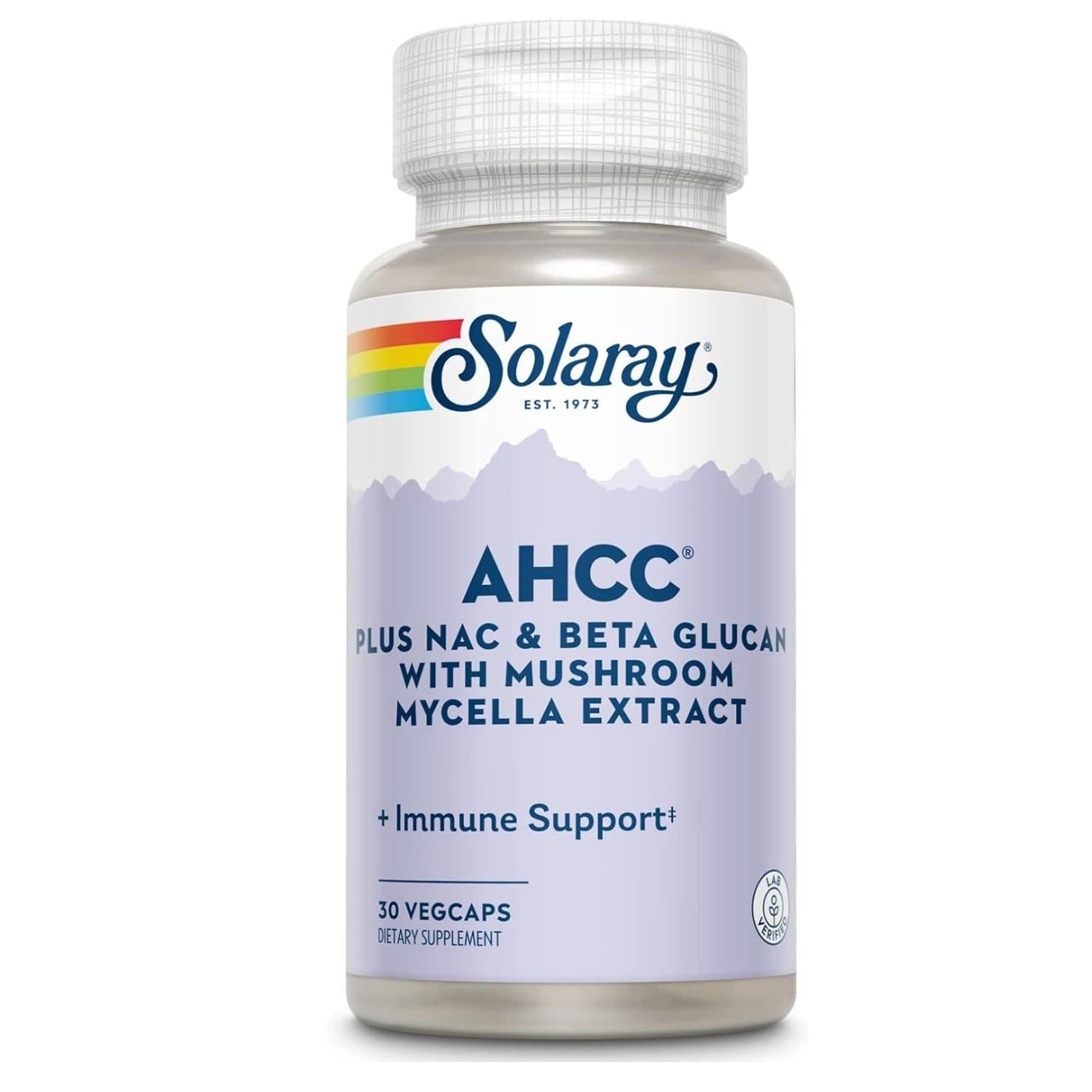SOLARAY AHCC® + NAC & Beta Glucan (30 VegCaps)
