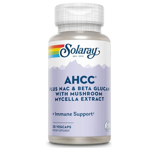 SOLARAY AHCC® + NAC & Beta Glucan (30 VegCaps)