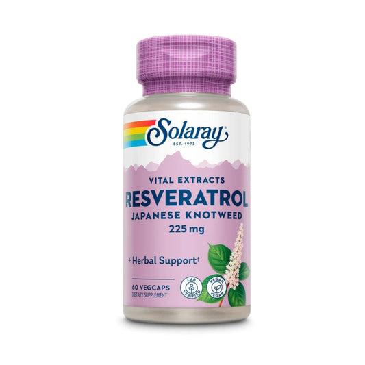 SOLARAY Triple Strength Resveratrol 225mg (60 VegCaps)