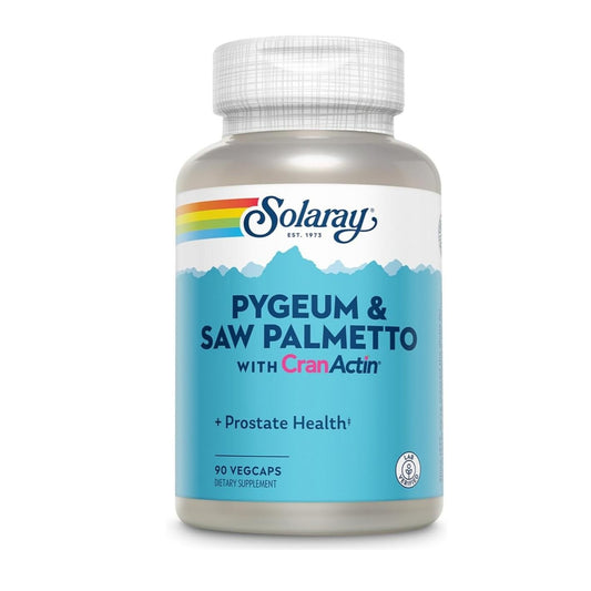 SOLARAY Pygeum & Saw Palmetto w/CranActin (90 VegCaps)