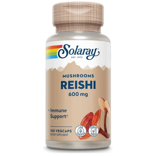 SOLARAY Reishi Mushroom 600mg (100 VegCaps)