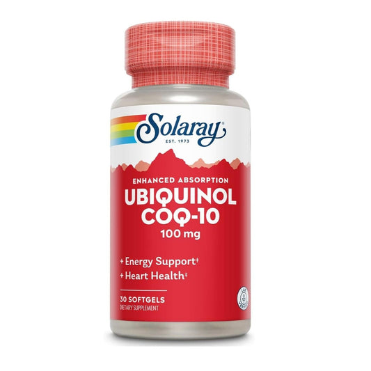 SOLARAY CoQ-10 Ubiquinol EA 100mg (30 softgels)