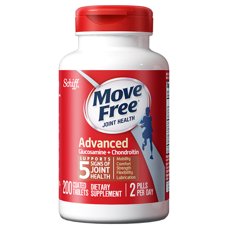 Movefree Advanced, Joint Health, Tablets (200 Count Box)