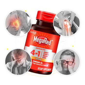 MegaRed Advanced 4 In 1 500 mg 80 Softgels