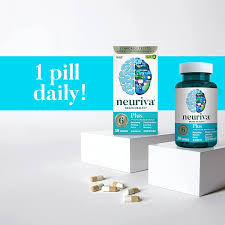 NEURIVA Plus Brain Supplement For Memory, Focus & Concentration + Cognative Function (30 Capsules)